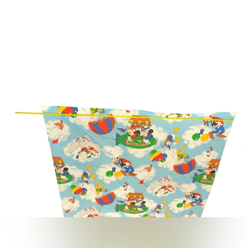 Vintage Walt Disney TWIN‎ Sheet Mickey Mouse Pacific Bedding Dumbo Donald